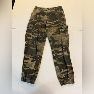 Wild Honey Olive Camouflage Straight Leg Jeans